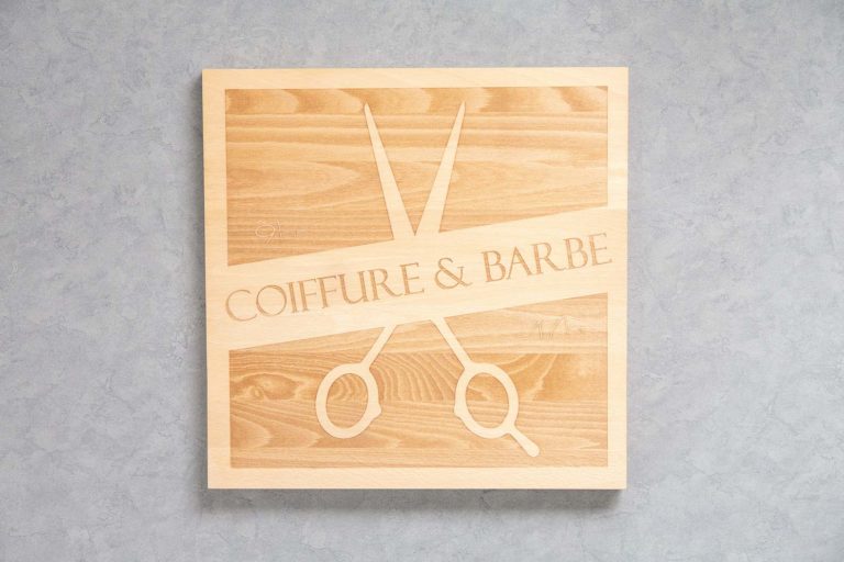 Enseigne en bois personnalisée / Logo 3D personnalisable / Restaurant /  Commerce -  France